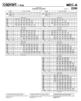 Горизонтальные одноступенчатые насосы Caprari MEC-A 2200