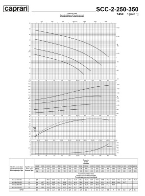 Горизонтальные насосы двустороннего входа Caprari SCC-2-250-350 1450
