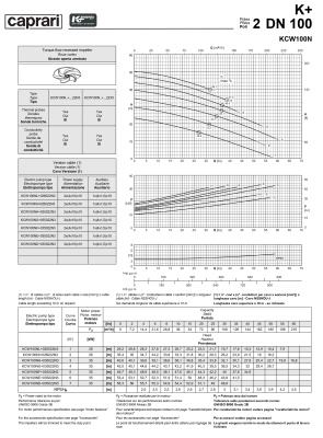 Погружные канализационные элктронасосы Caprari KCW100N