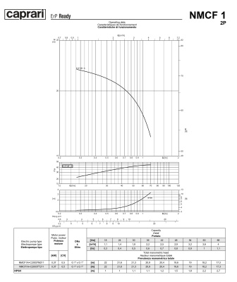 Поверхностные одноступенчатые консольно-моноблочные насосы Caprari NMCF 1