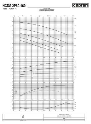 Одноступенчатые горизонтальные центробежные насосы Caprari NCDS 2P80-160 3450
