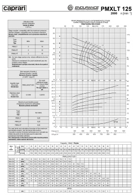 Горизонтальные секционные насосы высокого давления Caprari PMXLT 125 2000 из нержавеющей стали