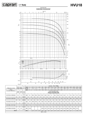 Вертикальные многоступенчатые насосы Caprari HVU 18