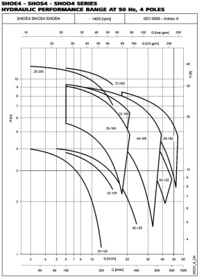 Моноблочный одноступенчатый электронасос Lowara SHOE 25-125/22/D ELP 23/40
