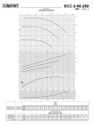 Горизонтальные насосы двустороннего входа Caprari SCC-2-80-250 2900