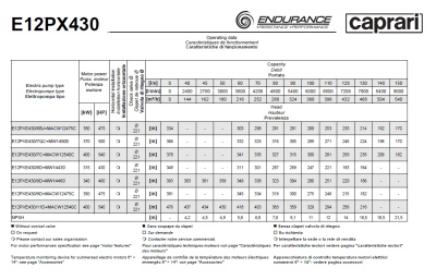 Скважинные насосы Caprari E12PX430 из нержавеющей стали