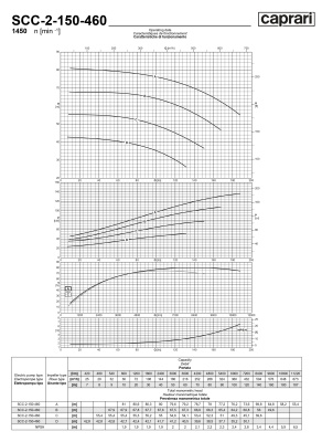 Горизонтальные насосы двустороннего входа Caprari SCC-2-150-460 1450