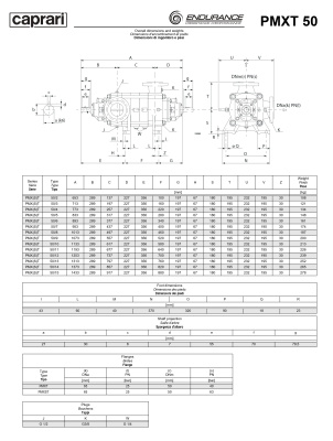 Горизонтальные секционные насосы высокого давления Caprari PMXT 50 1750 из нержавеющей стали