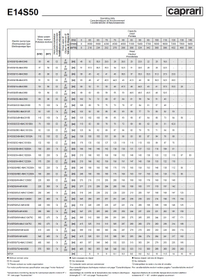 Погружные электродвигатели Caprari MAC E14S50
