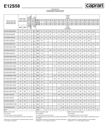 Скважинные насосы Caprari E12S58 из чугуна