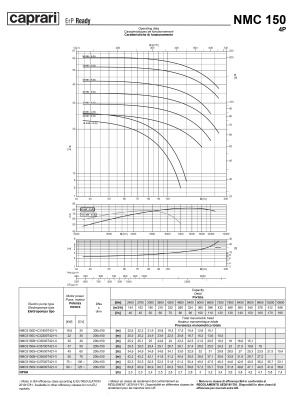Поверхностные одноступенчатые консольно-моноблочные насосы Caprari NMC 150 4P